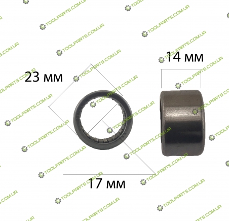 Игольчатый подшипник 17x23x14 (HK 1714)