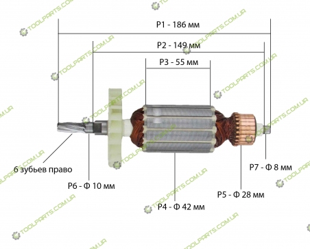 якорь на торцовочную пилу STURM MS55211