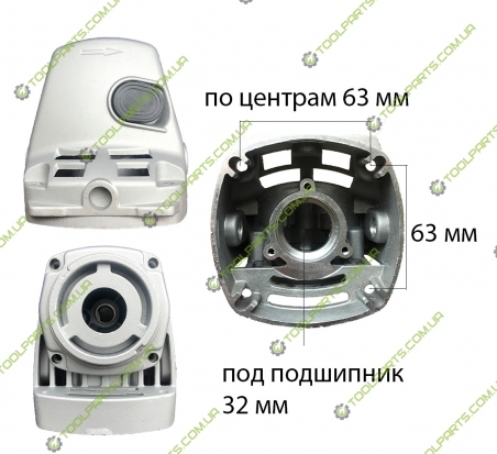 Корпус редуктора болгарки Интерскол 150