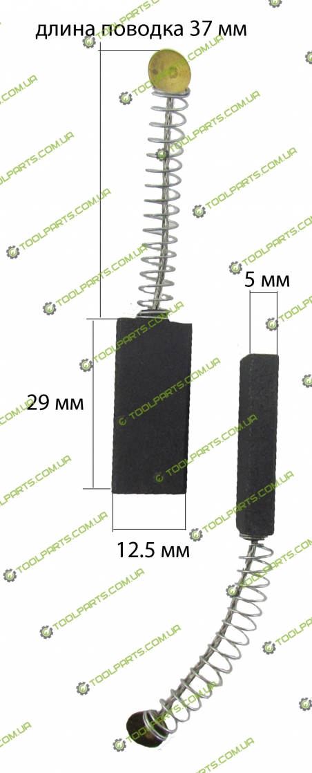 щетки двигателя стиральной машины 5x12,5x29