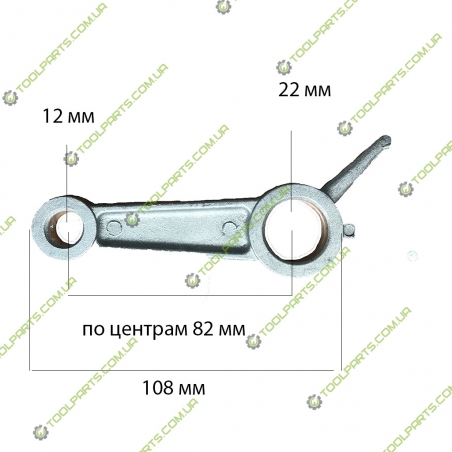 шатун для компрессора 12x22x108