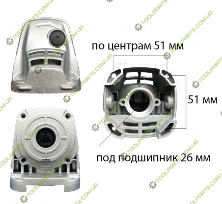 Корпус редуктора на болгарку Dwt 125 T