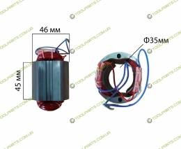 Статор на болгарку Зенит Профи ЗУШ-125/1100